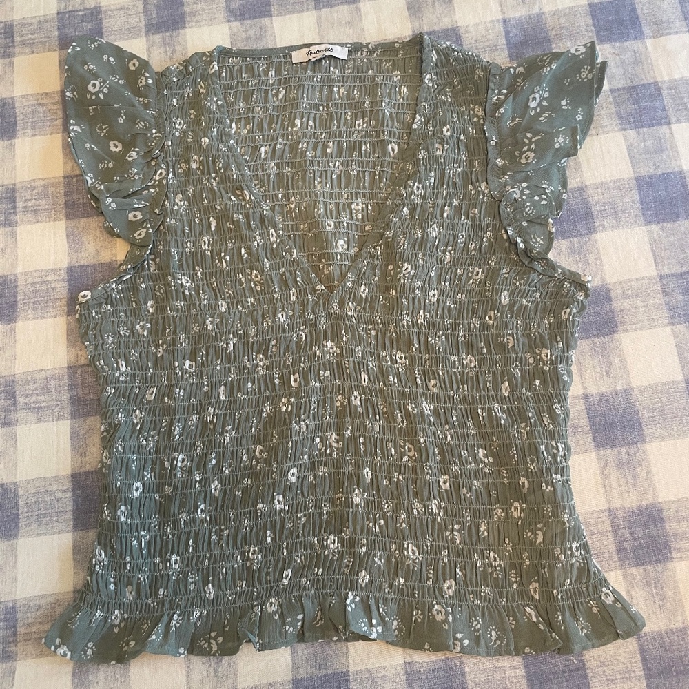 Madewell Flutter Sleeve Top